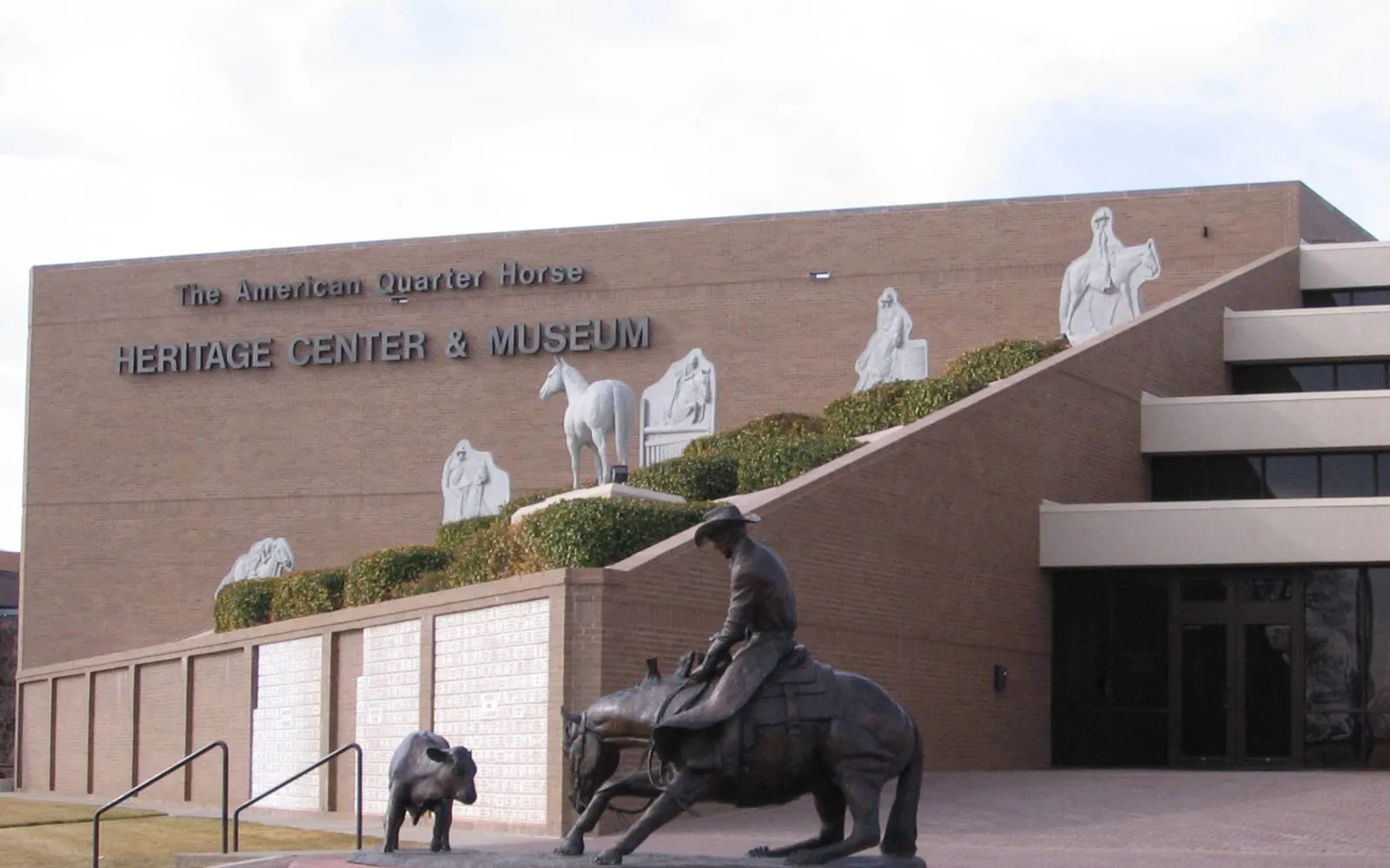 The American Quarter Horse Hall of Fame & Museum building in Amarillo