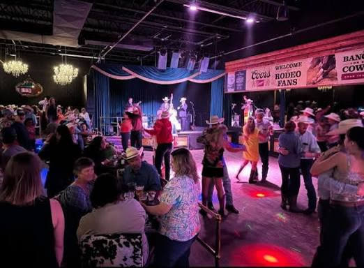 Rodeo night on the dance floor